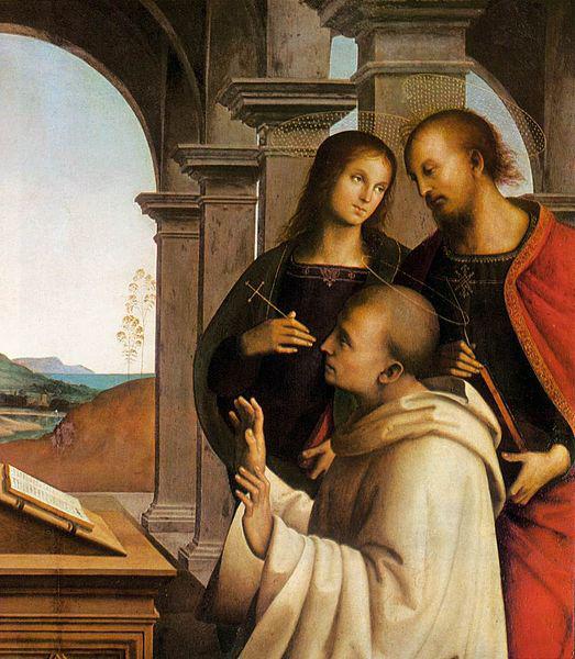 Pietro Perugino The Vision of St Bernard